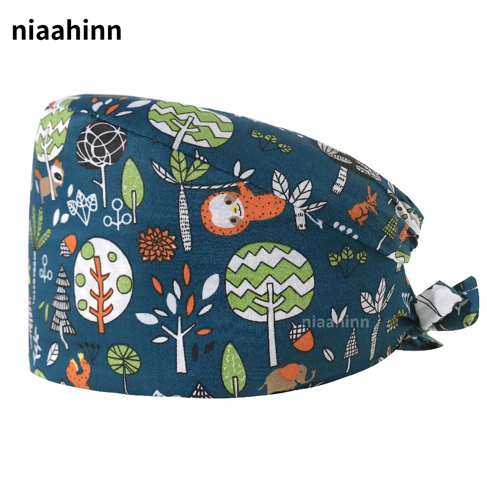 Cotton Medical Printing Operating Room Hats Adjustable Dental Clinic Scrub Hat Nurse Accessories Men Women Doctor Hat Nurse Caps
Cotton Medical Printing Operating Room Hats Adjustable Dental Clinic Scrub Hat Nurse Accessories Men Women Doctor Hat Nurse Caps
