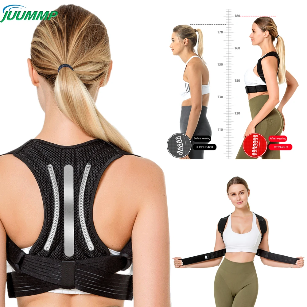 Adjustable Back Support Shoulder Posture Corrector Shoulder Support Back Brace Therapy Posture Correction Belt Massager Tool
Adjustable Back Support Shoulder Posture Corrector Shoulder Support Back Brace Therapy Posture Correction Belt Massager Tool