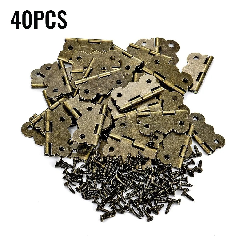 20*25mm Small Hinges 40pcs Accessories Antique Box Hinge Box Hinges Bronze Color Butterfly Hinges For Box Iron
20*25mm Small Hinges 40pcs Accessories Antique Box Hinge Box Hinges Bronze Color Butterfly Hinges For Box Iron