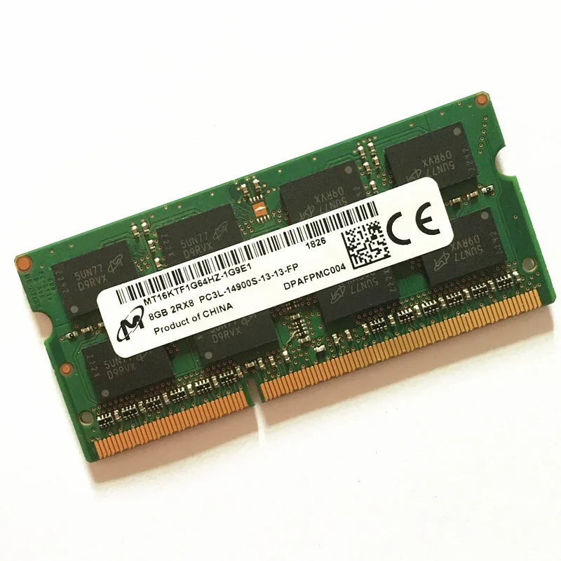 Micron DDR3 1866MHz 8GB Laptop Memoria Rams 8GB 2RX8 PC3L-14900S-13-13-FP 1.35V 204pin SO-DIMM
Micron DDR3 1866MHz 8GB Laptop Memoria Rams 8GB 2RX8 PC3L-14900S-13-13-FP 1.35V 204pin SO-DIMM