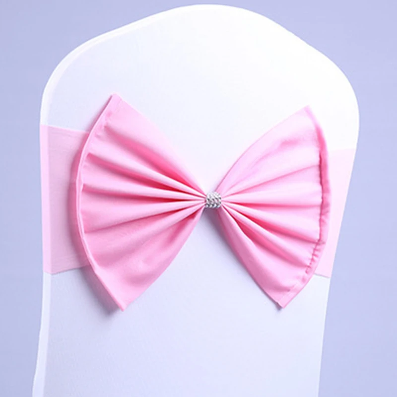 10PCS Wedding Chair Knot Elastic Bow Back Covers Flowers Country Decoration Props Fashion Banquet for Party Satin Ribbon Pink
10PCS Wedding Chair Knot Elastic Bow Back Covers Flowers Country Decoration Props Fashion Banquet for Party Satin Ribbon Pink