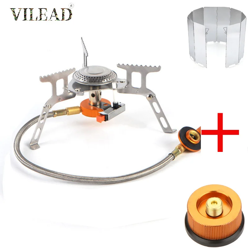 Портативная газовая плита Vilead, туристическая мини-горелка из нержавеющей стали с разрезом, гаджеты для кемпинга с сильным огнем
Портативная газовая плита Vilead, туристическая мини-горелка из нержавеющей стали с разрезом, гаджеты для кемпинга с сильным огнем