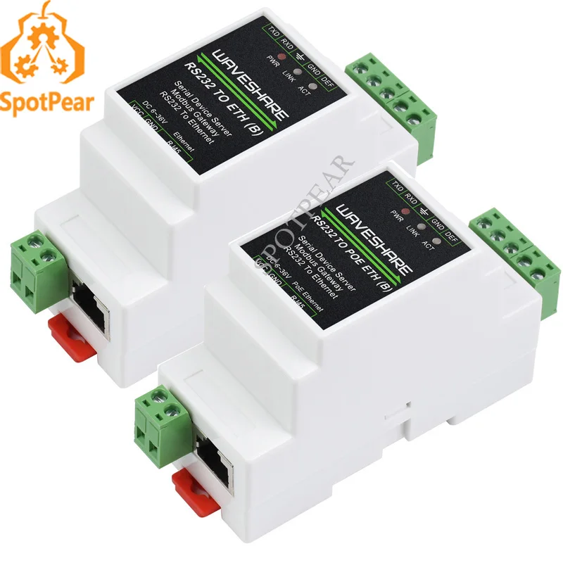 Промышленный Серийный Сервер RS232 к RJ45 Ethernet TCP/IP для последовательного рельсового крепления с функцией POE
Промышленный Серийный Сервер RS232 к RJ45 Ethernet TCP/IP для последовательного рельсового крепления с функцией POE