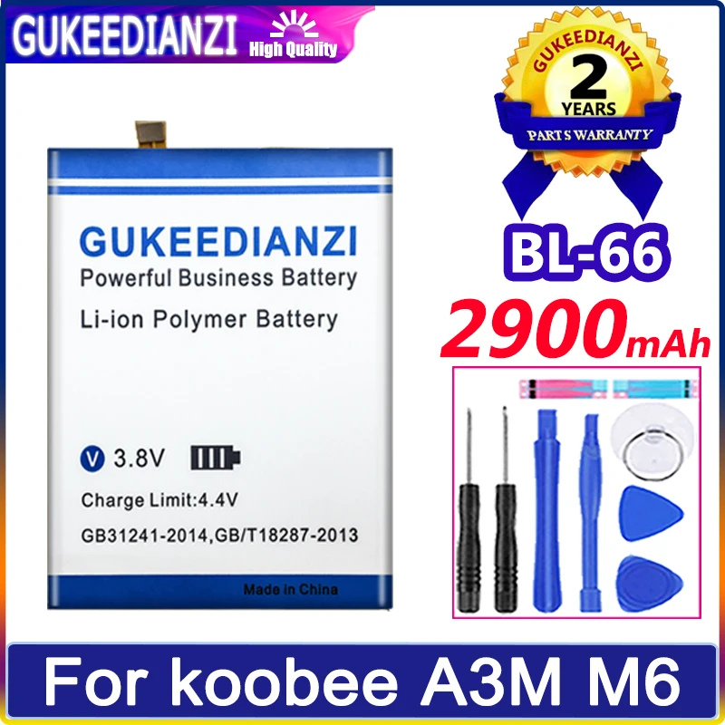 

Bateria New Battery 2900mAh For koobee BL-66/71/72CT BL-71 BL-72CT S500Q S503 A3M M6 S9Q High Quality Battery