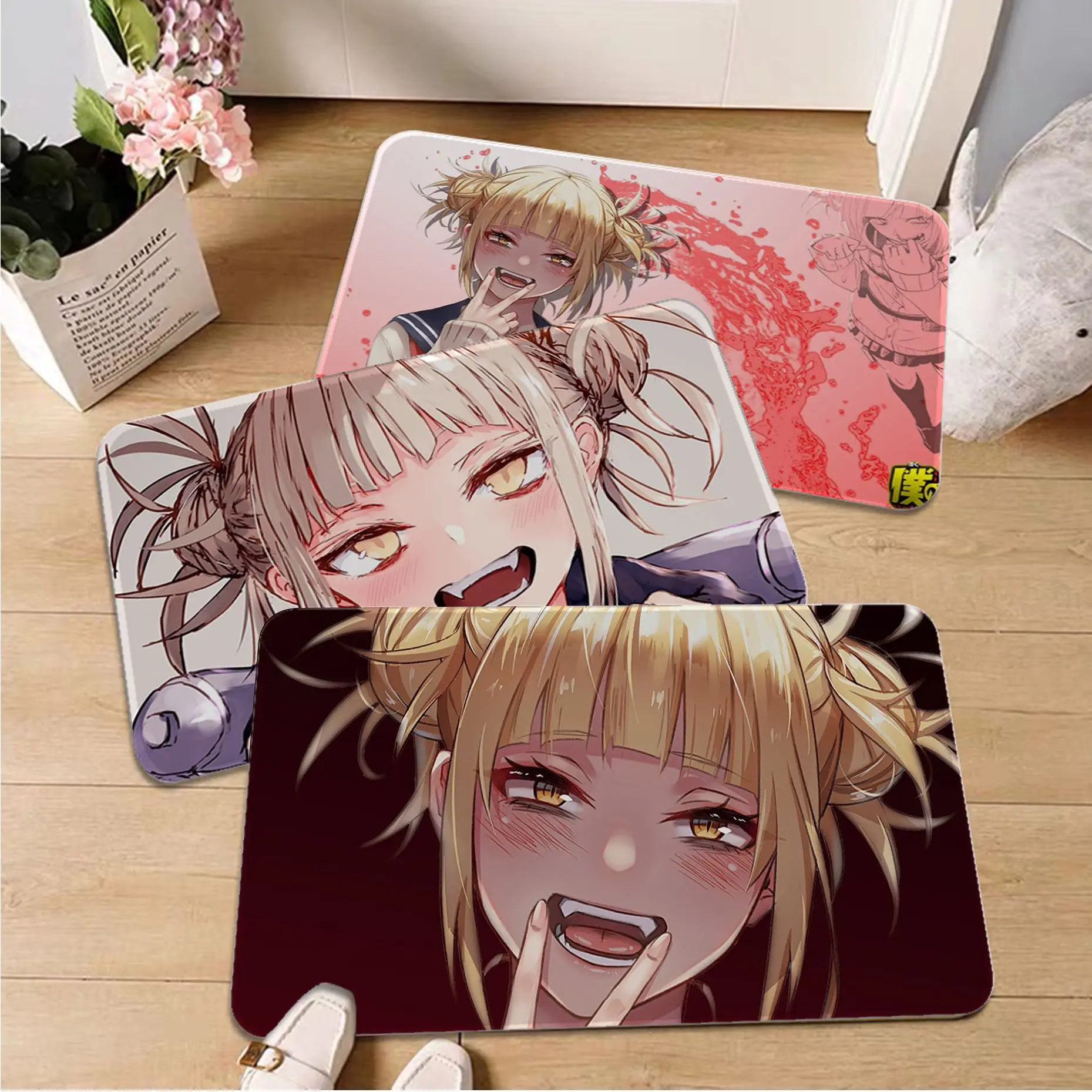 

Anime Toga Himiko Entrance Door Mat Anti-slip Absorb Water Long Strip Cushion Bedroon Mat Bedside Area Rugs