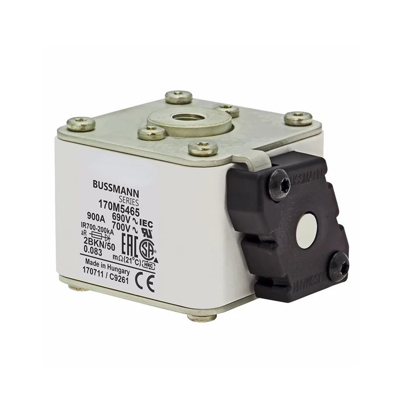 In Stock Fast Shipping 900A 690V 170M5465 Bussmann 170M SeriesFuse High Speed Square Body Fuse
In Stock Fast Shipping 900A 690V 170M5465 Bussmann 170M SeriesFuse High Speed Square Body Fuse