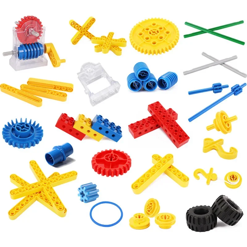 Mechanical gear large particle building blocks Loose pieces 9656 teaching AIDS DIY toys bricks hole brick yellow beam parts
Mechanical gear large particle building blocks Loose pieces 9656 teaching AIDS DIY toys bricks hole brick yellow beam parts