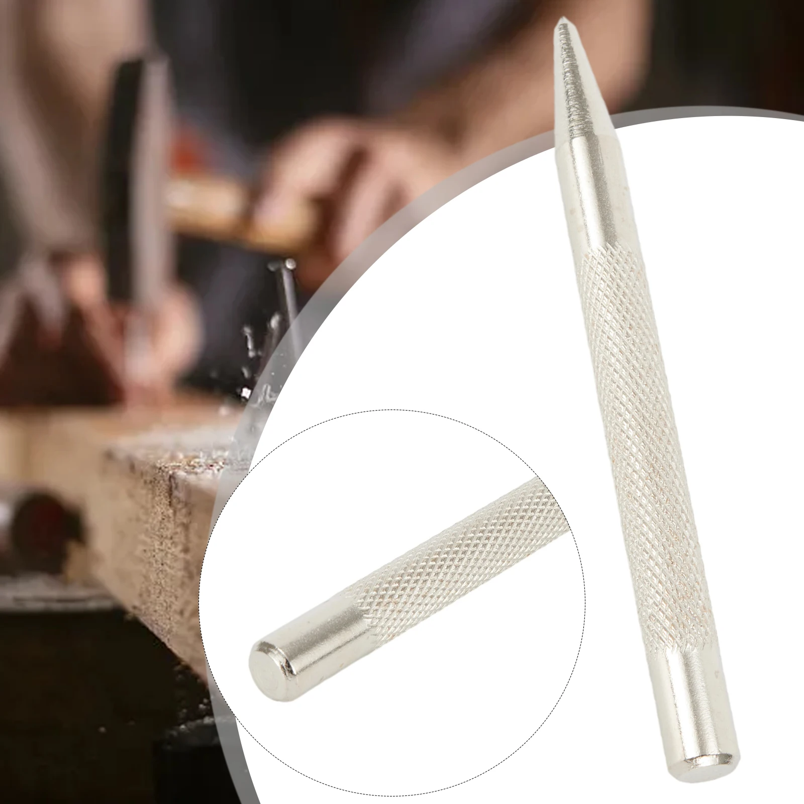 3.7 Inch Knurled Centre Punch Spot Dot Center Center Punches 94mm Carbon Steel Drilling Sliver Practical Useful
3.7 Inch Knurled Centre Punch Spot Dot Center Center Punches 94mm Carbon Steel Drilling Sliver Practical Useful