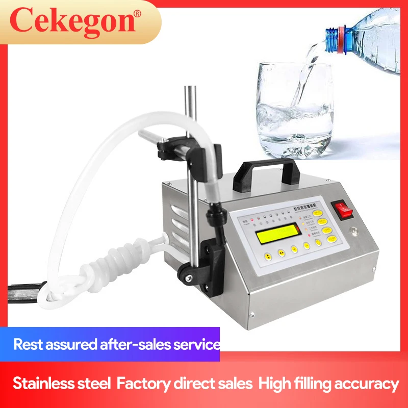 

5-3500 ml Pneumatic Liquid Filling Machine GFK 160 Digital Control Water Drink Perfume Juice Beer Automatic Bottle Filler