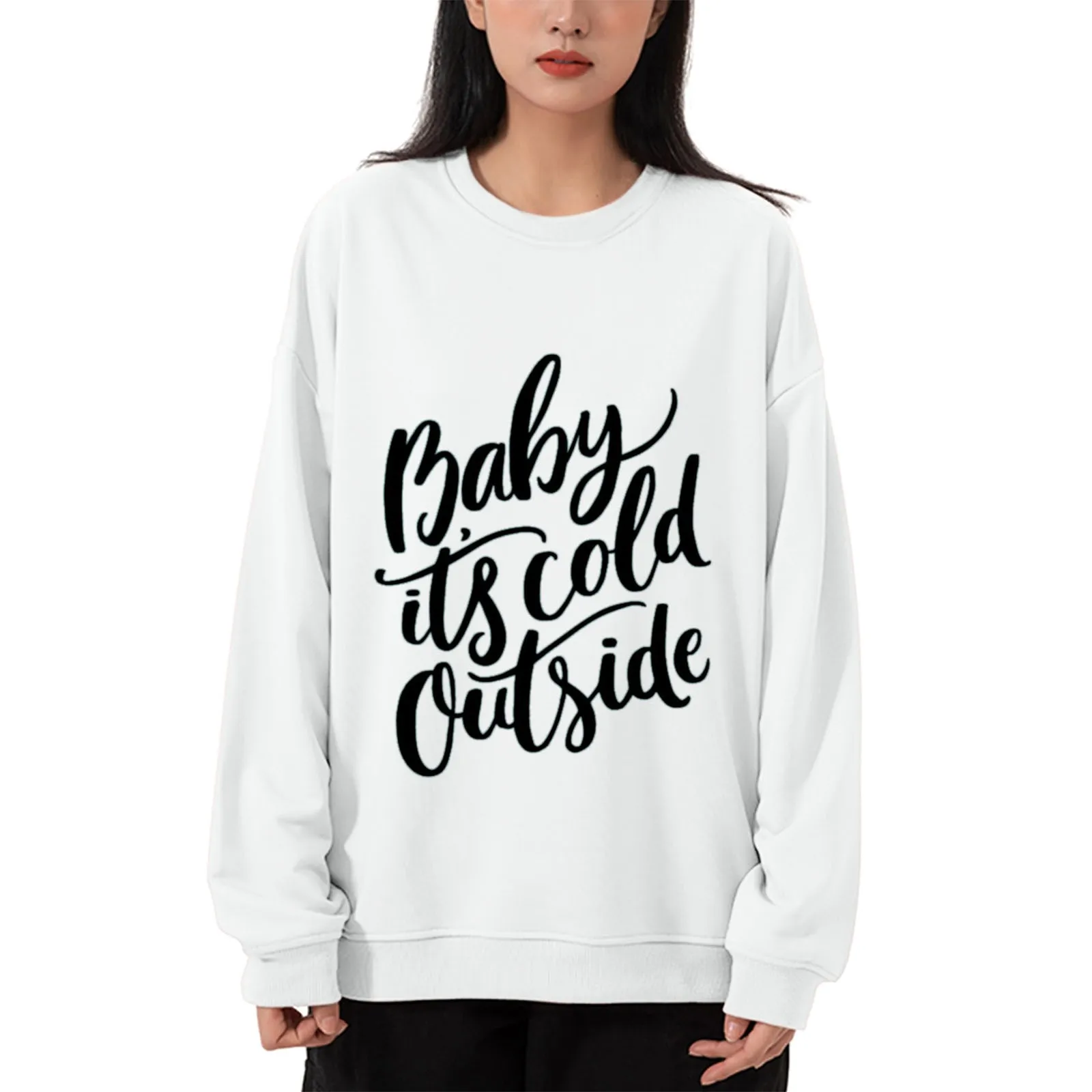 Casual Pullover Autumn Winter Round Neck Sweatershirt Women's Off Shoulder Long Sleeve Letter Printing Casual Women's Loose Year
Casual Pullover Autumn Winter Round Neck Sweatershirt Women's Off Shoulder Long Sleeve Letter Printing Casual Women's Loose Year