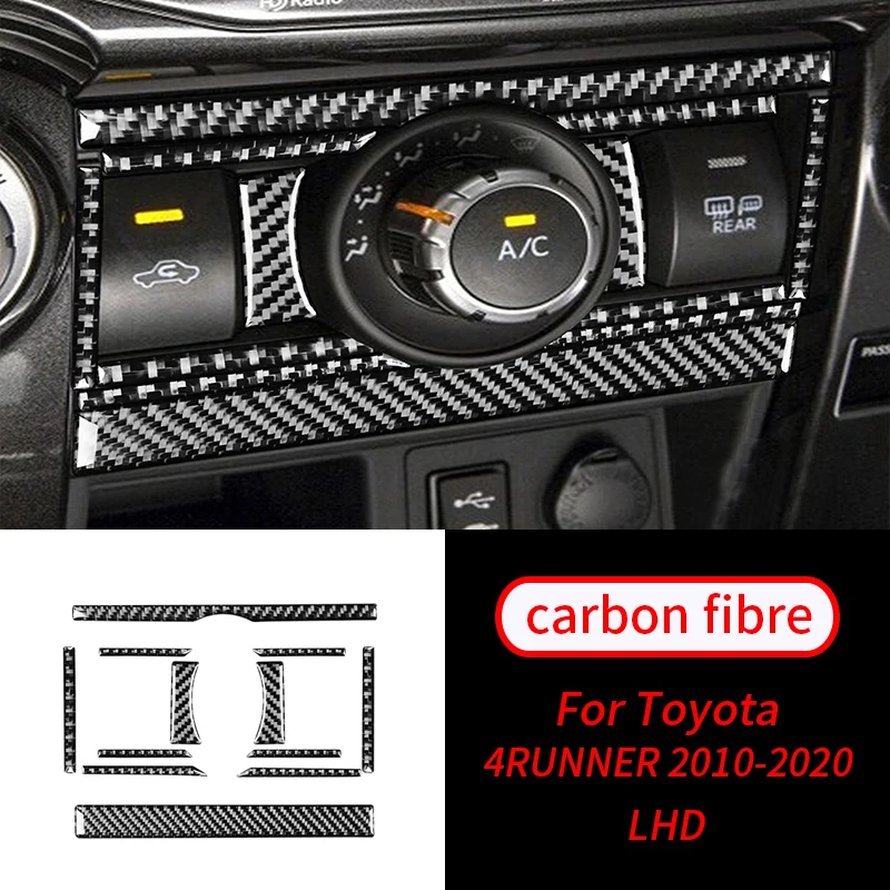 For Toyota 4RUNNER 10-20 12Pcs Real Carbon Fiber AC Console Panel Sticker Trim Car Interior Accessories Car Interior Supplies
For Toyota 4RUNNER 10-20 12Pcs Real Carbon Fiber AC Console Panel Sticker Trim Car Interior Accessories Car Interior Supplies