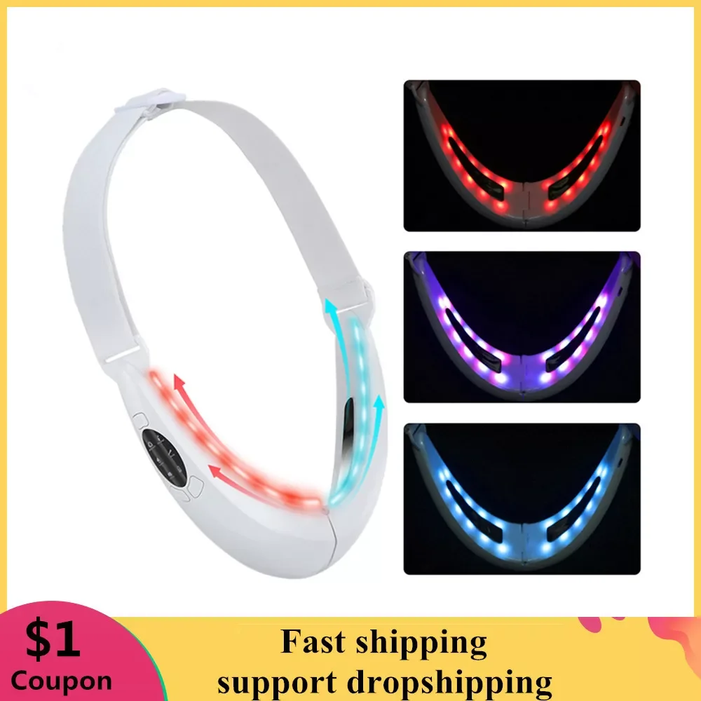EMS Face Lift Device Massager for Face Microcurrent V Facial Slimming Bandage LED Light Reduce Double Chin Beauty Apparatus
EMS Face Lift Device Massager for Face Microcurrent V Facial Slimming Bandage LED Light Reduce Double Chin Beauty Apparatus
