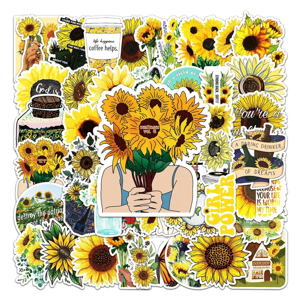 10/30/50PCS New Sunflower Cartoon Personality Creative Computer Mobile Phone Car Chair Decoration Waterproof Sticker Wholesale
10/30/50PCS New Sunflower Cartoon Personality Creative Computer Mobile Phone Car Chair Decoration Waterproof Sticker Wholesale