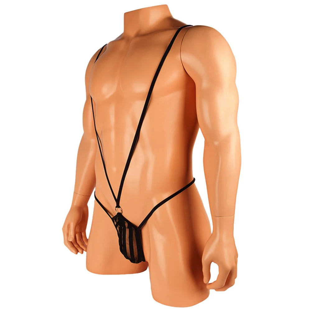 Men Sexy Strap Bodysuit T-back Hollow Thongs Body Costume Jumpsuit Solid Lace Lingerie Summer Breathable Erotic Underwear
Men Sexy Strap Bodysuit T-back Hollow Thongs Body Costume Jumpsuit Solid Lace Lingerie Summer Breathable Erotic Underwear