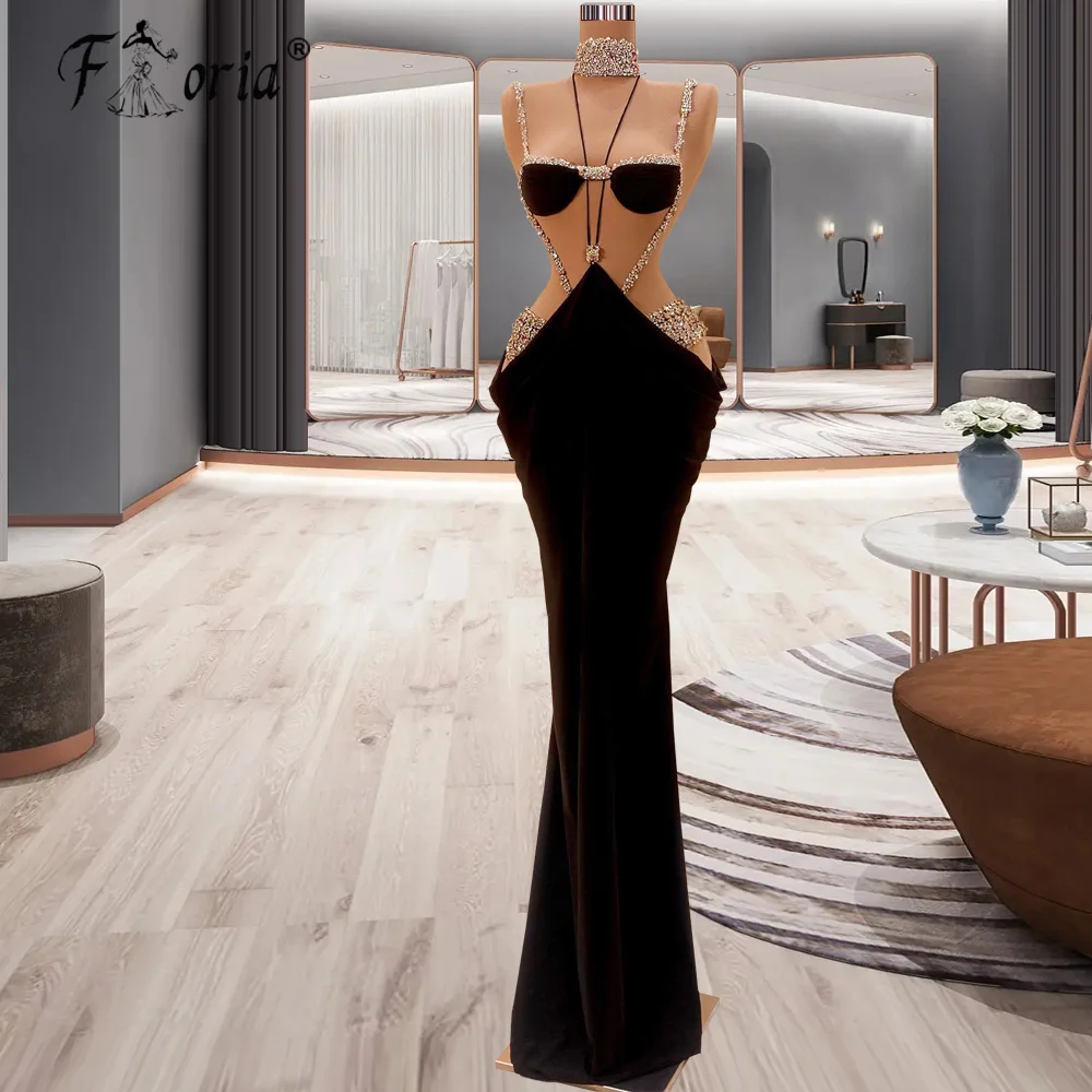 Sexy See Through Black Mermaid Prom Dresses 2023 Women Beaded Sleeveless Evening Dress Elegant Luxury Custom Made Robe De Soiree
Sexy See Through Black Mermaid Prom Dresses 2023 Women Beaded Sleeveless Evening Dress Elegant Luxury Custom Made Robe De Soiree