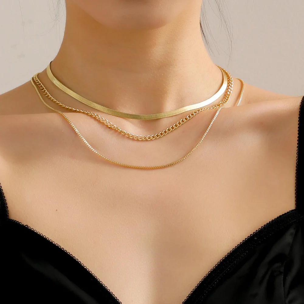 Vintage Fashion Multilevel Geometric Crystal Twist Snake Chain Necklace For Women Female Gold Plated Silver Color Jewelry
Vintage Fashion Multilevel Geometric Crystal Twist Snake Chain Necklace For Women Female Gold Plated Silver Color Jewelry