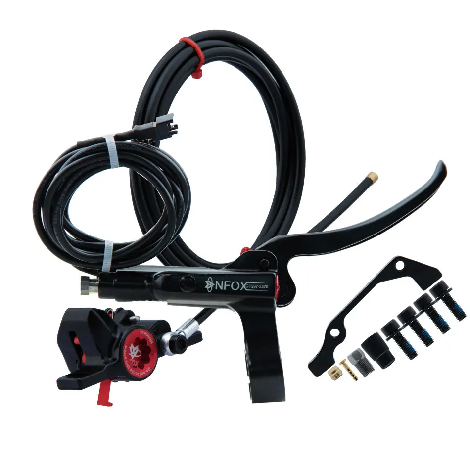 NFOX GT267 Left Disc Right-hand Rear Oil Brake Black 1.5m Power-off Electric Assist E-bike Off-road Skateboard Driving Goodtaste
NFOX GT267 Left Disc Right-hand Rear Oil Brake Black 1.5m Power-off Electric Assist E-bike Off-road Skateboard Driving Goodtaste