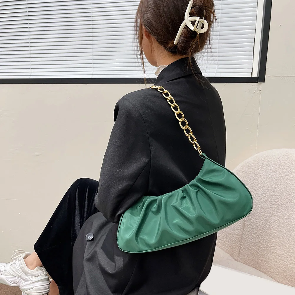 Fashion Bags for Women 2022 Nylon Pleated Underarm Shoulder Bag Female Exquisite Quality Luxury Chain Brand Designer Handbags
Fashion Bags for Women 2022 Nylon Pleated Underarm Shoulder Bag Female Exquisite Quality Luxury Chain Brand Designer Handbags