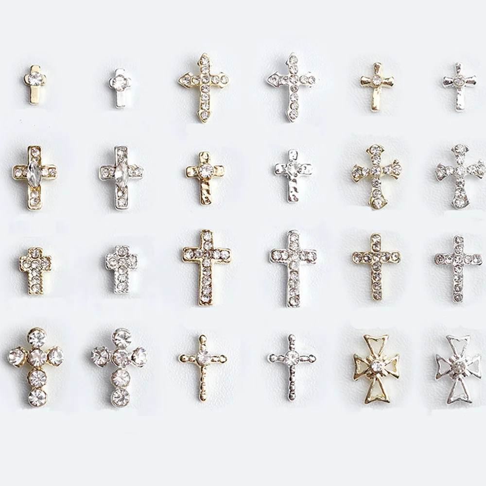 10 шт. полный блеск Крест ногтей очаровательные 3D классические Панк Золотой/Серебряный крест бриллиантовые украшения для ногтей Роскошный блеск Крест ногтей ювелирные изделия
10 шт. полный блеск Крест ногтей очаровательные 3D классические Панк Золотой/Серебряный крест бриллиантовые украшения для ногтей Роскошный блеск Крест ногтей ювелирные изделия