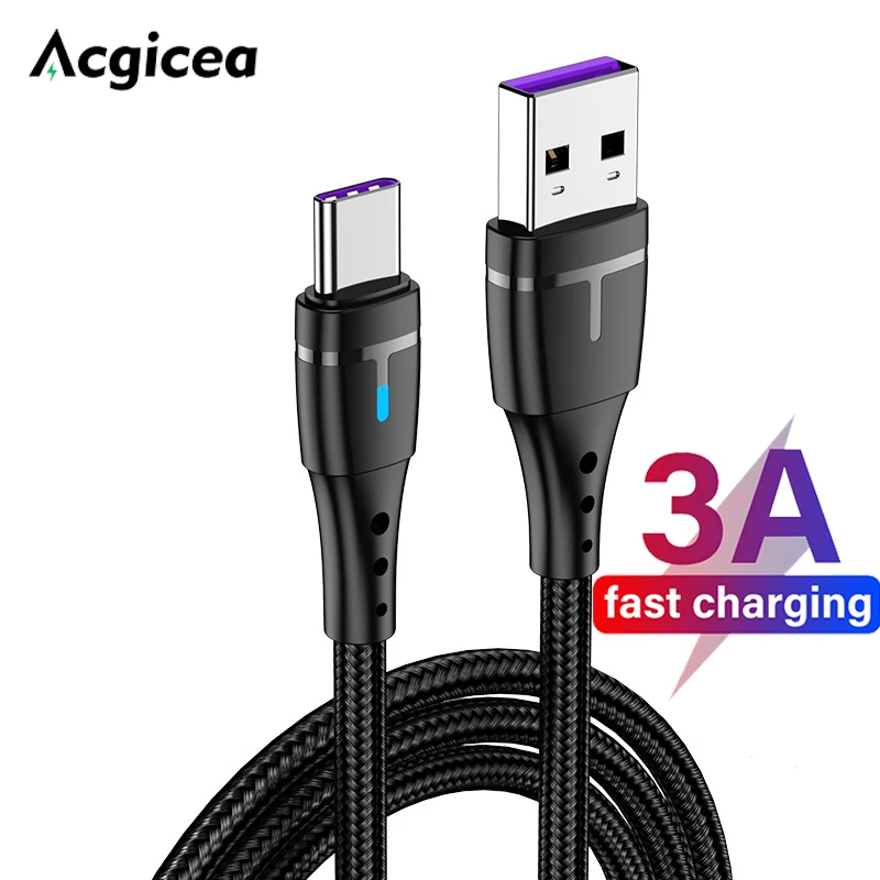 Acgicea USB Type C Cable Micro USB Cable 3A Fast Charging Wire For Huawei P50 Pro Xiaomi Realme POCO Mobile Phone Charging Cord
Acgicea USB Type C Cable Micro USB Cable 3A Fast Charging Wire For Huawei P50 Pro Xiaomi Realme POCO Mobile Phone Charging Cord