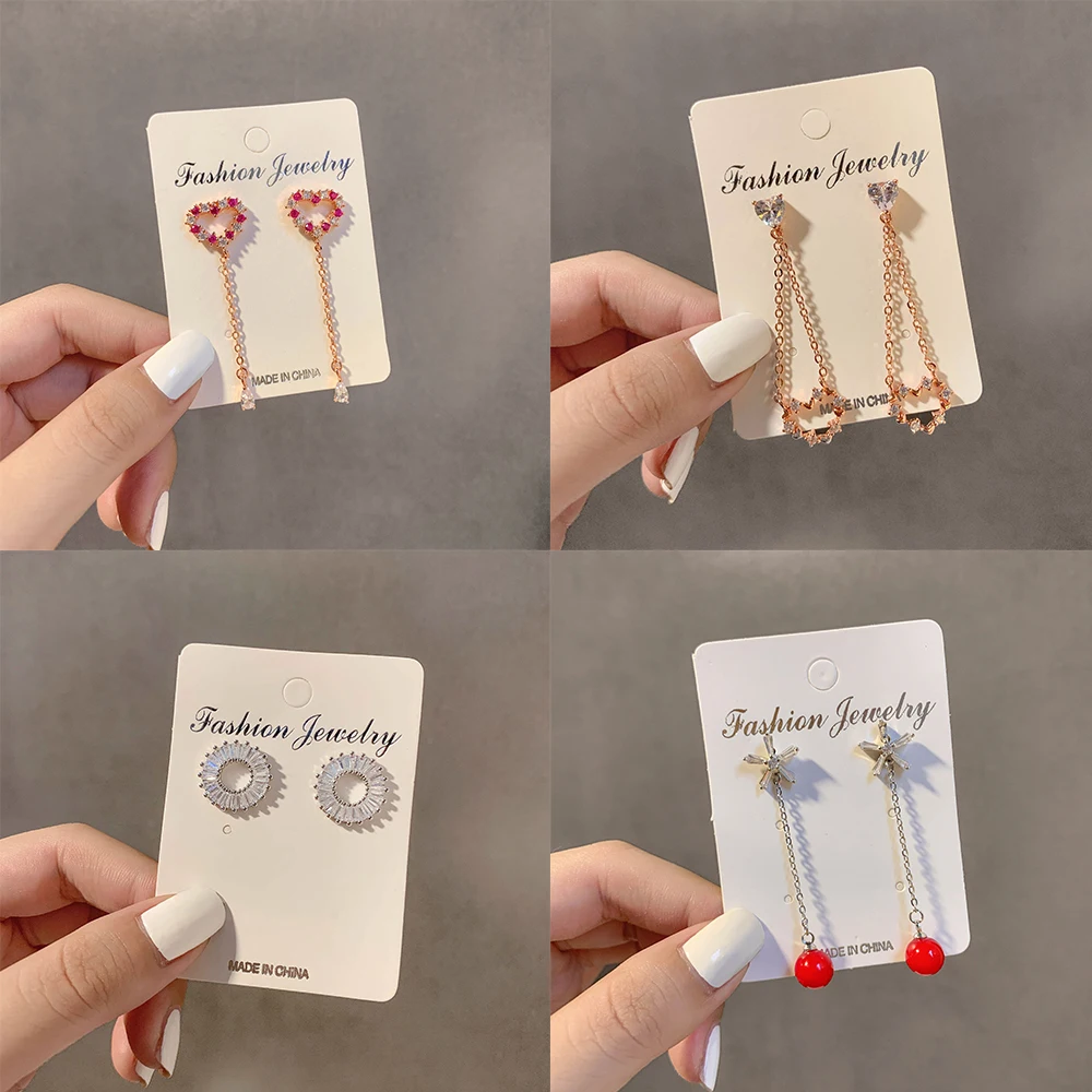 Heart Ball Moon Round Zircon Crystal Dangle Earrings For Women Korean Fashion Aesthetic Accessories Jewelry 2022 Trend Christmas
Heart Ball Moon Round Zircon Crystal Dangle Earrings For Women Korean Fashion Aesthetic Accessories Jewelry 2022 Trend Christmas