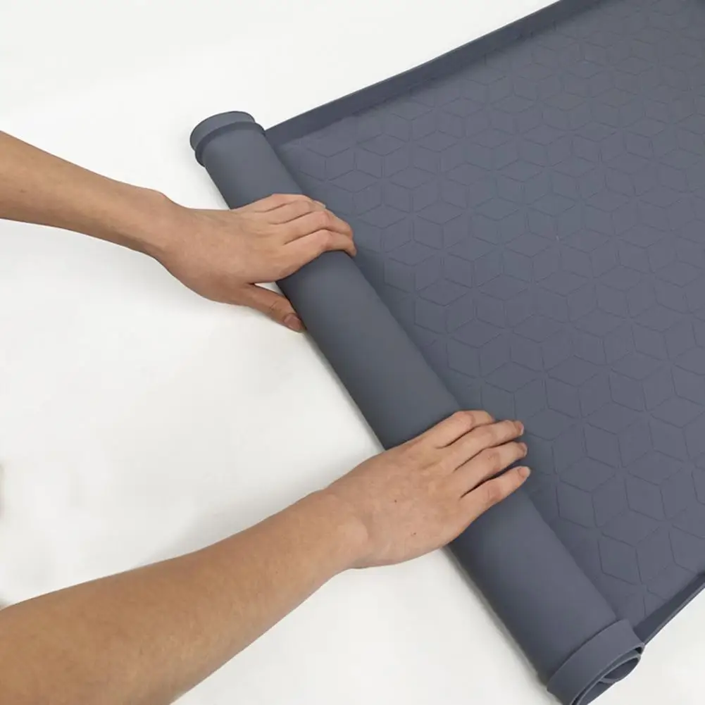 Waterproof Silicone Kitchen Cabinet Liner Pad Drips Leaks Spills Mat for Canteen
Waterproof Silicone Kitchen Cabinet Liner Pad Drips Leaks Spills Mat for Canteen