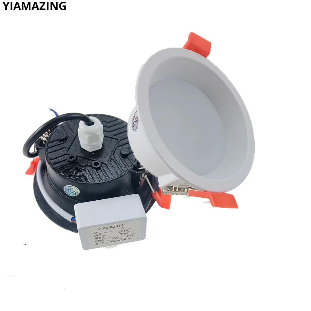 220V 110V Anti Glare LED Downlight IP65 7W 9W 12W Kitchen Bathroom Recessed Ceiling Lamp IP67 Outdoor Waterproof Spot Light
220V 110V Anti Glare LED Downlight IP65 7W 9W 12W Kitchen Bathroom Recessed Ceiling Lamp IP67 Outdoor Waterproof Spot Light