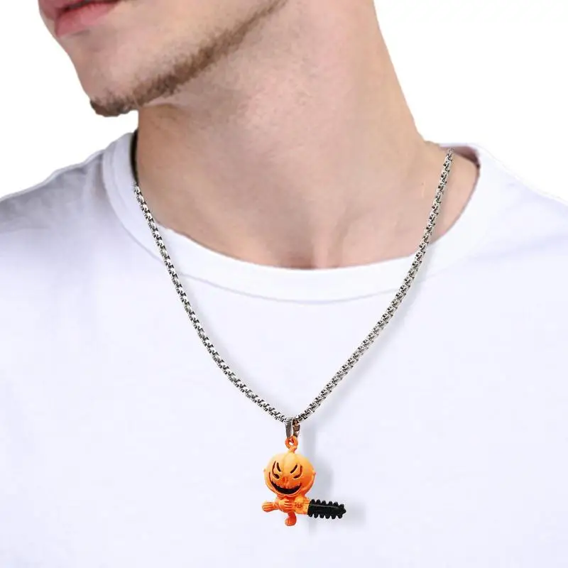 DIY Pumpkin Necklace Gothic Steampunk Pumpkin Head Pendant Colorful Punk Necklaces Pendants Halloween Gift Cosplay
DIY Pumpkin Necklace Gothic Steampunk Pumpkin Head Pendant Colorful Punk Necklaces Pendants Halloween Gift Cosplay