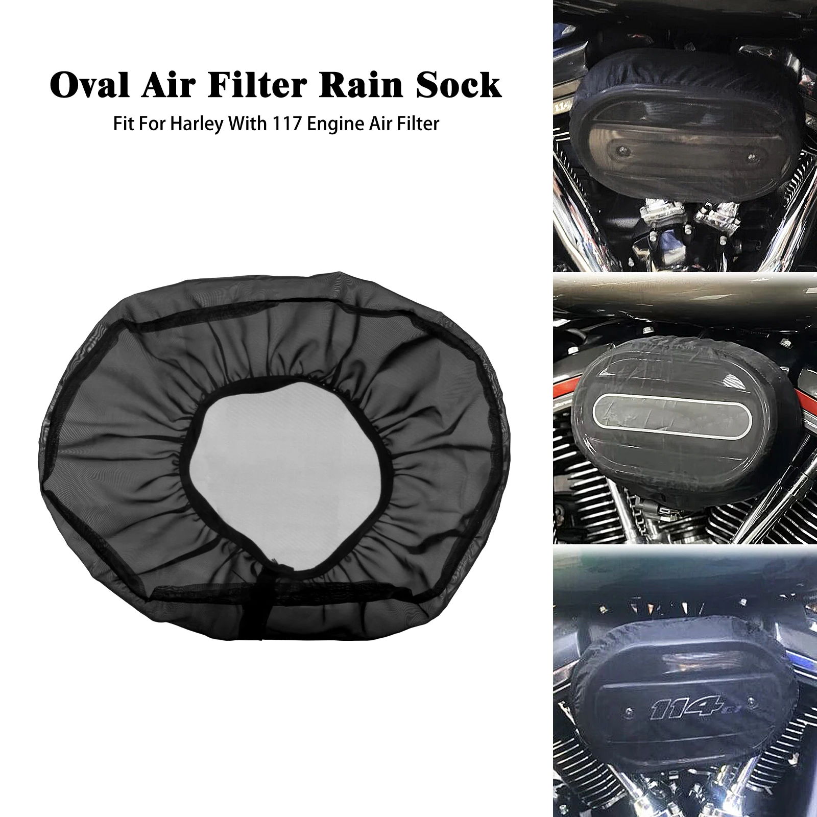 Motorcycle Air Cleaner Kits Protective Cover Black Air Filter Rain Sock Waterproof For Harley Touring Softail 114 117 Engine
Motorcycle Air Cleaner Kits Protective Cover Black Air Filter Rain Sock Waterproof For Harley Touring Softail 114 117 Engine