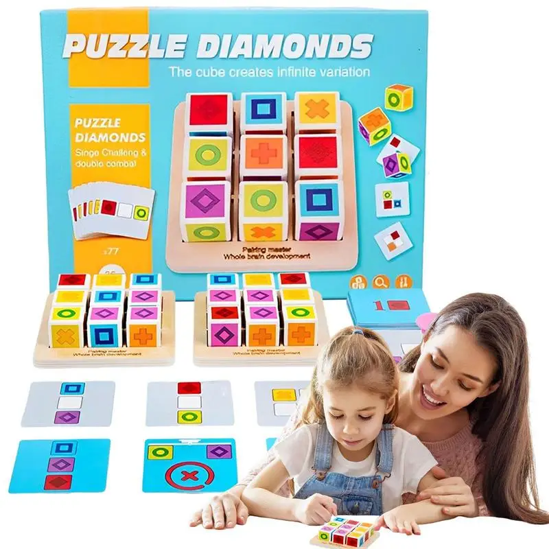 Toddler Blocks 3D Wood Square Blocks Montessori Early Educational Learning Toys For Boys Girls Kids Toddlers Preschool Gift
Toddler Blocks 3D Wood Square Blocks Montessori Early Educational Learning Toys For Boys Girls Kids Toddlers Preschool Gift
