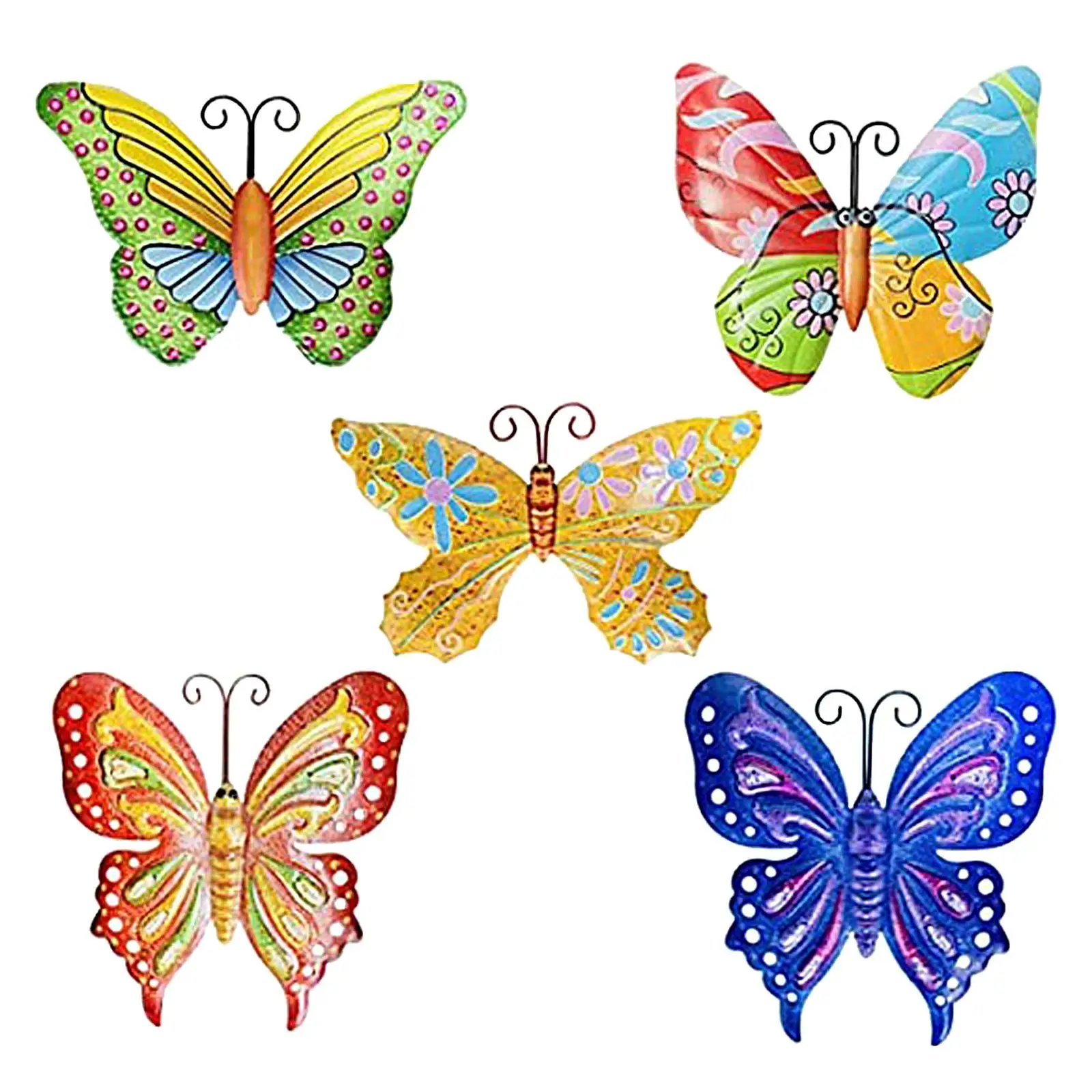 5 Pcs Butterfly Wall Art, 3D Butterfly Metal Wall Sculpture, Indoor Outdoor Hanging Decor for Home, Restaurant, Garden, Yard
5 Pcs Butterfly Wall Art, 3D Butterfly Metal Wall Sculpture, Indoor Outdoor Hanging Decor for Home, Restaurant, Garden, Yard