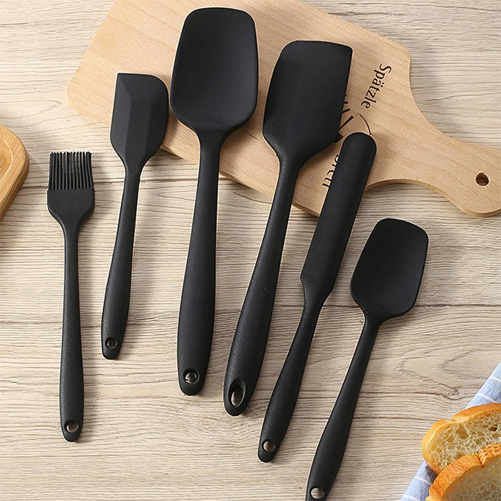 6-Pack Silicone Spatula Set Stirring Baking Cooking Blending Tools Whisking Beating Scraper Kitchen Utensil Bread Cake Mixing
6-Pack Silicone Spatula Set Stirring Baking Cooking Blending Tools Whisking Beating Scraper Kitchen Utensil Bread Cake Mixing