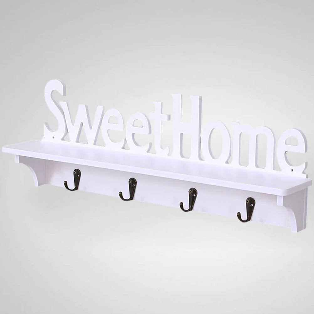 Wall Rack Storage Shelf Mounted Hooks Coat Key Shelves Floating Hanging Holder Organizer Hook Hanger White Home Mount Farmhouse
Wall Rack Storage Shelf Mounted Hooks Coat Key Shelves Floating Hanging Holder Organizer Hook Hanger White Home Mount Farmhouse