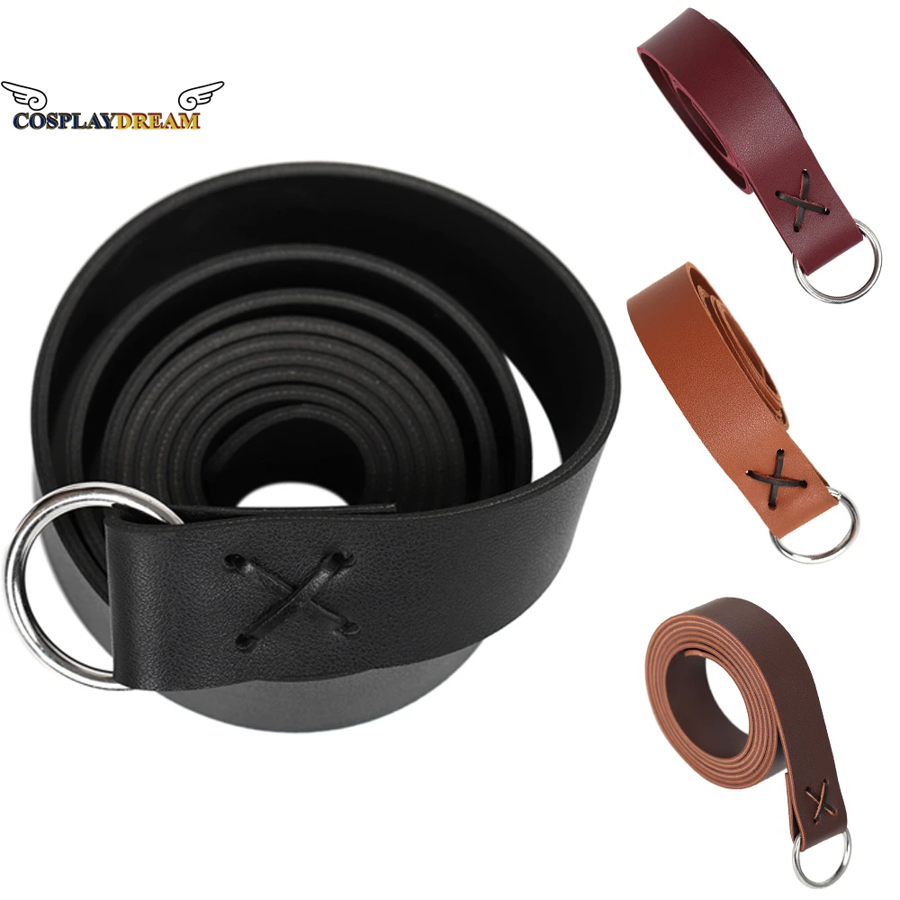 Medieval Warriors Waist Ring Wrap Belt Larp Costume Parts For Adult Men Women Knight Leather Waist Band Buckle Knotted
Medieval Warriors Waist Ring Wrap Belt Larp Costume Parts For Adult Men Women Knight Leather Waist Band Buckle Knotted