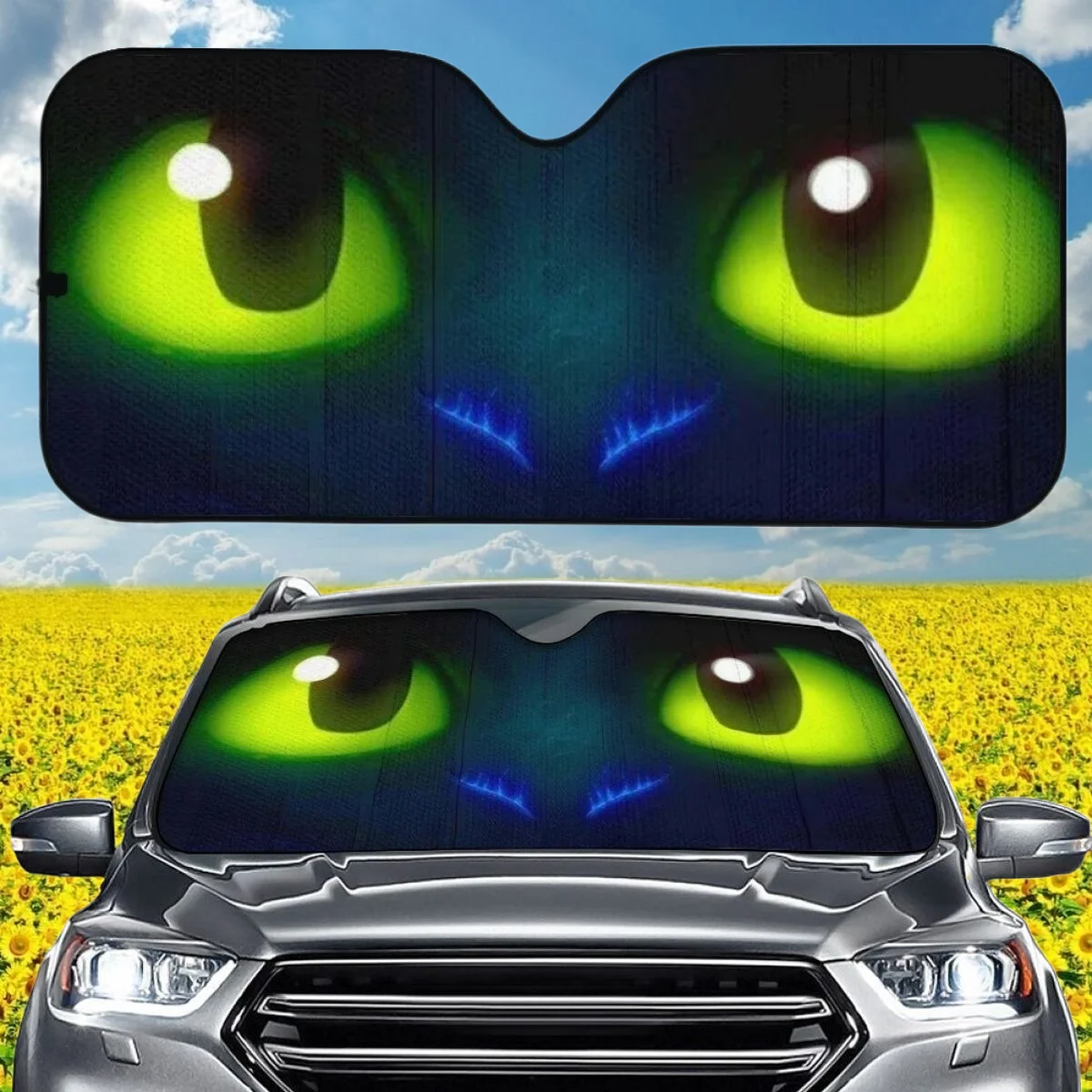 3D Cool Anger Eyes Printing Car Shades for Front Windows Stylish Car Sun Shade Windshield Durable Car Sunshade Covers Hot Sales
3D Cool Anger Eyes Printing Car Shades for Front Windows Stylish Car Sun Shade Windshield Durable Car Sunshade Covers Hot Sales