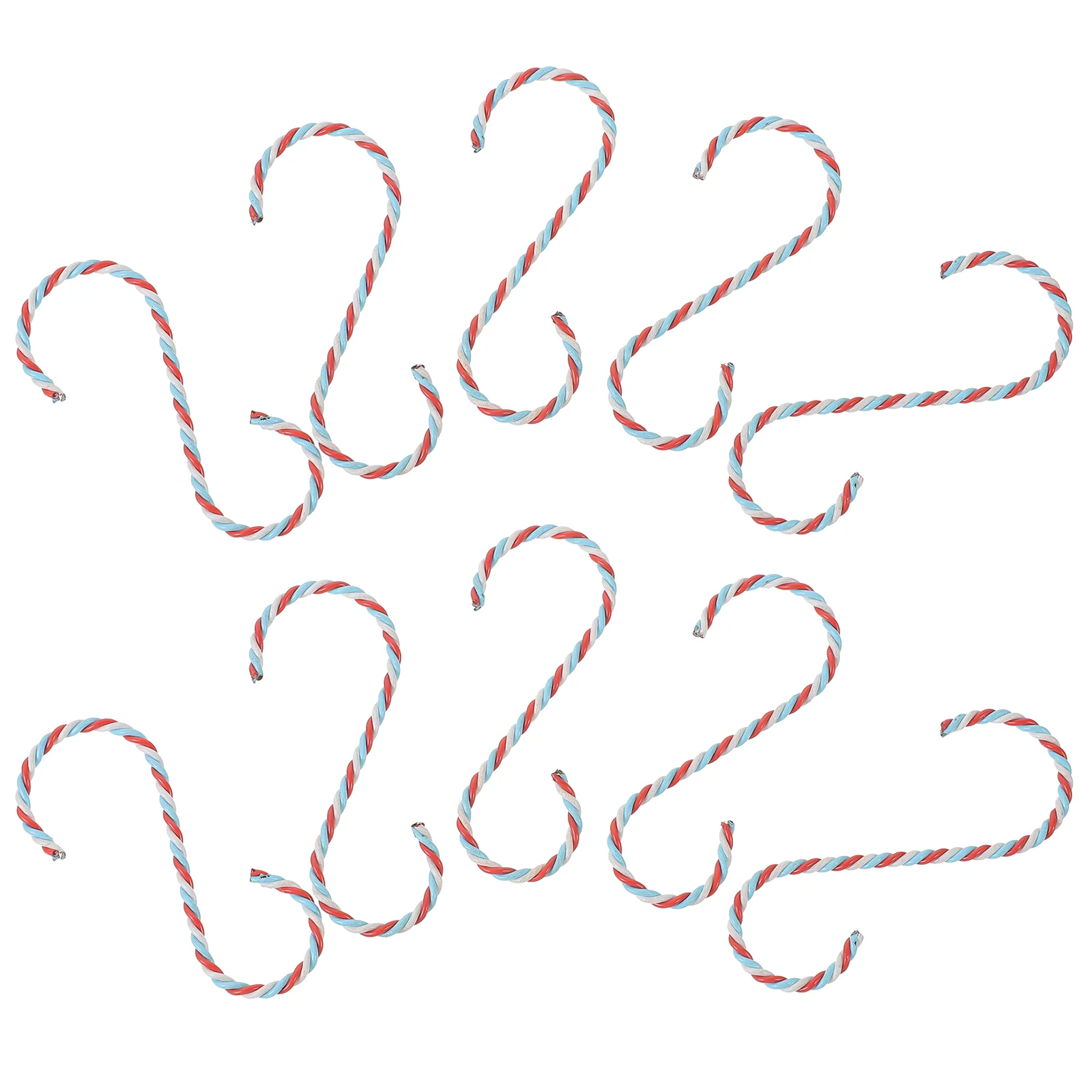 10 шт., подвесные крючки для украшения новогодней елки 
10 шт., подвесные крючки для украшения новогодней елки