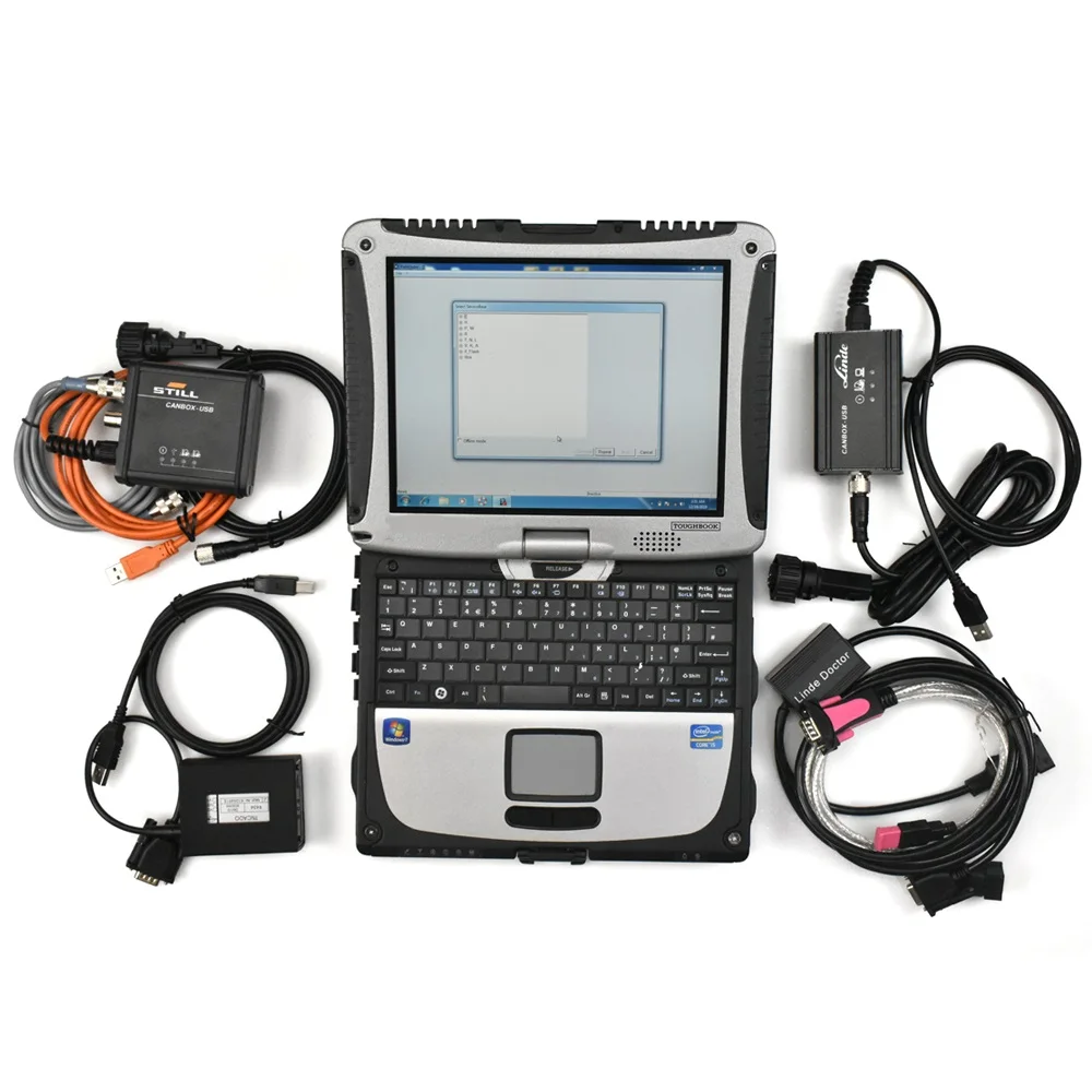 For Still canbox STEDS Judit Jungheinrich Incado Box Linde canbox doctor forklift truck diagnostic tool+CF19 LAPTOP
For Still canbox STEDS Judit Jungheinrich Incado Box Linde canbox doctor forklift truck diagnostic tool+CF19 LAPTOP