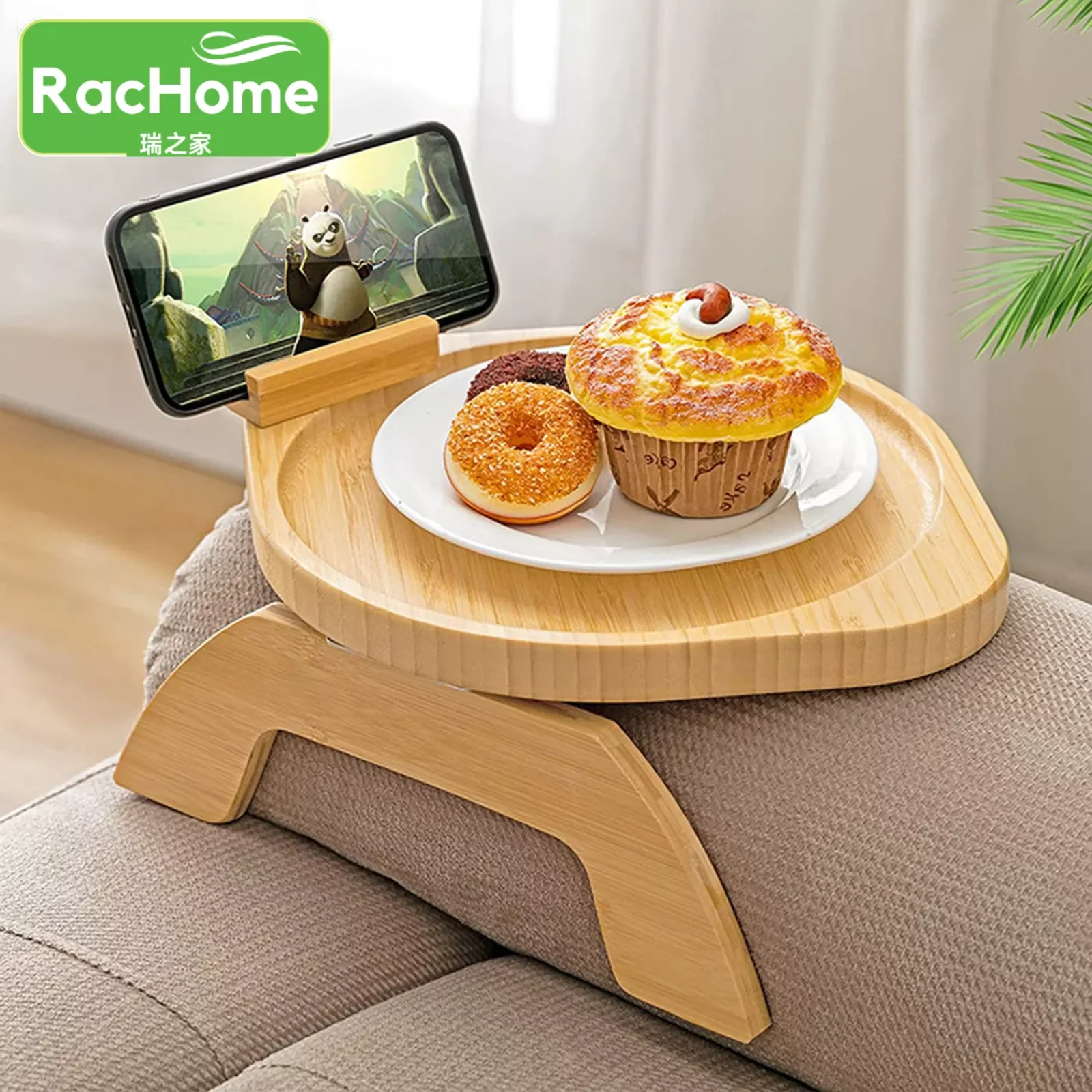 Sofa Armrest Clip-on Tray Bamboo Sofa Tray Table Remote Control Coffee Snack Trays Folding Bamboo Sofa Practical Snack Tray 
Sofa Armrest Clip-on Tray Bamboo Sofa Tray Table Remote Control Coffee Snack Trays Folding Bamboo Sofa Practical Snack Tray