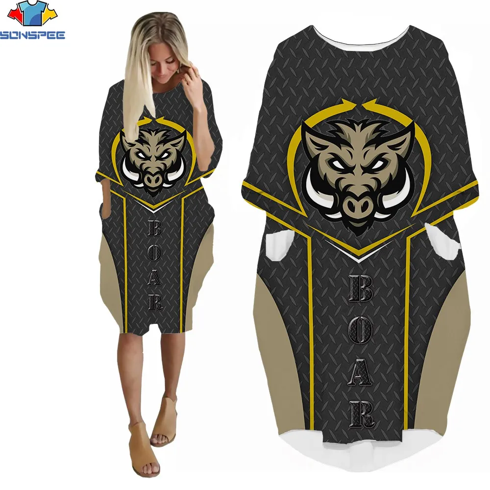 SONSPEE Camouflage Hunting Animal Boar 3D Print Pocket Skirt Summer Casual Woman Dress Fashion Street Long Sleeve Birthday Gift
SONSPEE Camouflage Hunting Animal Boar 3D Print Pocket Skirt Summer Casual Woman Dress Fashion Street Long Sleeve Birthday Gift