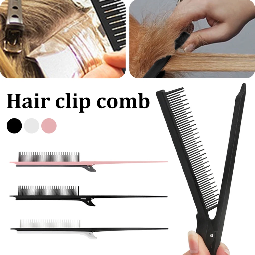 Point-tail Highlight Comb Plastic Hair Dyeing Comb with Clip Hair Coloring Hairdressing Brush Hair Salon Styling Barber Tools
Point-tail Highlight Comb Plastic Hair Dyeing Comb with Clip Hair Coloring Hairdressing Brush Hair Salon Styling Barber Tools