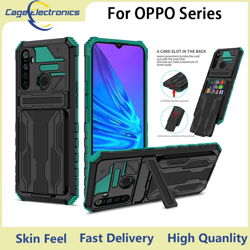 Hybrid Armor Card Slot Shockproof Phone Case For OPPO Realme C3 C11 C12 C15 C17 C20 C21 C21Y C25 A74 5 5i 6i 7i Cover
Hybrid Armor Card Slot Shockproof Phone Case For OPPO Realme C3 C11 C12 C15 C17 C20 C21 C21Y C25 A74 5 5i 6i 7i Cover