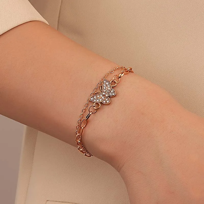 Zircon Butterfly Bracelets For Women Stainless Steel Butterfly Bracelet Fashion Summer Birthday Jewelry Gift 2022 Femme
Zircon Butterfly Bracelets For Women Stainless Steel Butterfly Bracelet Fashion Summer Birthday Jewelry Gift 2022 Femme