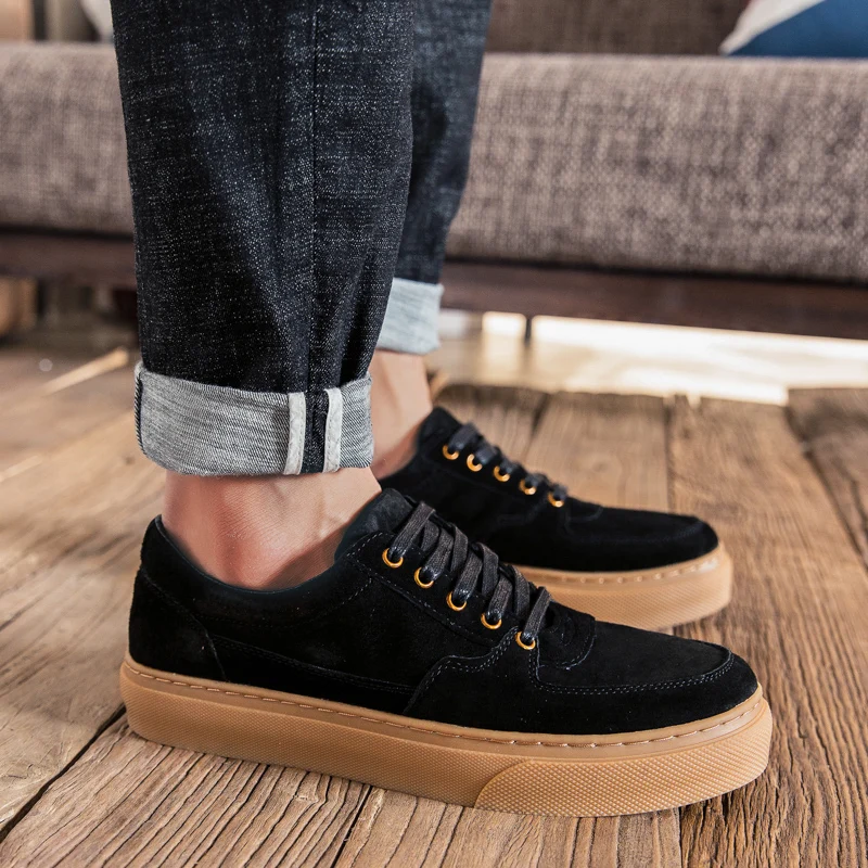 Genuine Leather Men's Shoes High Quality Handmade Suede Casual Shoes Lace-up Business Shoes for Men Sneakers Tennis Sport Shoes
Genuine Leather Men's Shoes High Quality Handmade Suede Casual Shoes Lace-up Business Shoes for Men Sneakers Tennis Sport Shoes