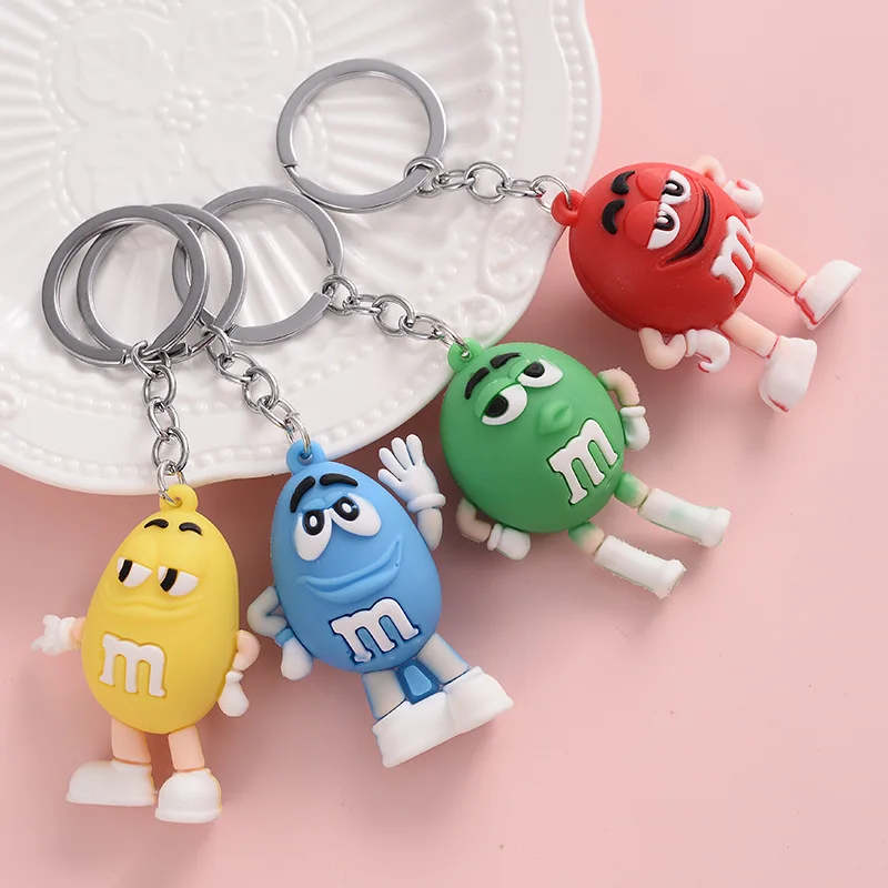 Cartoon Chocolate Bean Keychain Resin Doll Couple Key Chain Men's and Women's Jewelry Bag Pendant Lovely Hanging Keyring
Cartoon Chocolate Bean Keychain Resin Doll Couple Key Chain Men's and Women's Jewelry Bag Pendant Lovely Hanging Keyring
