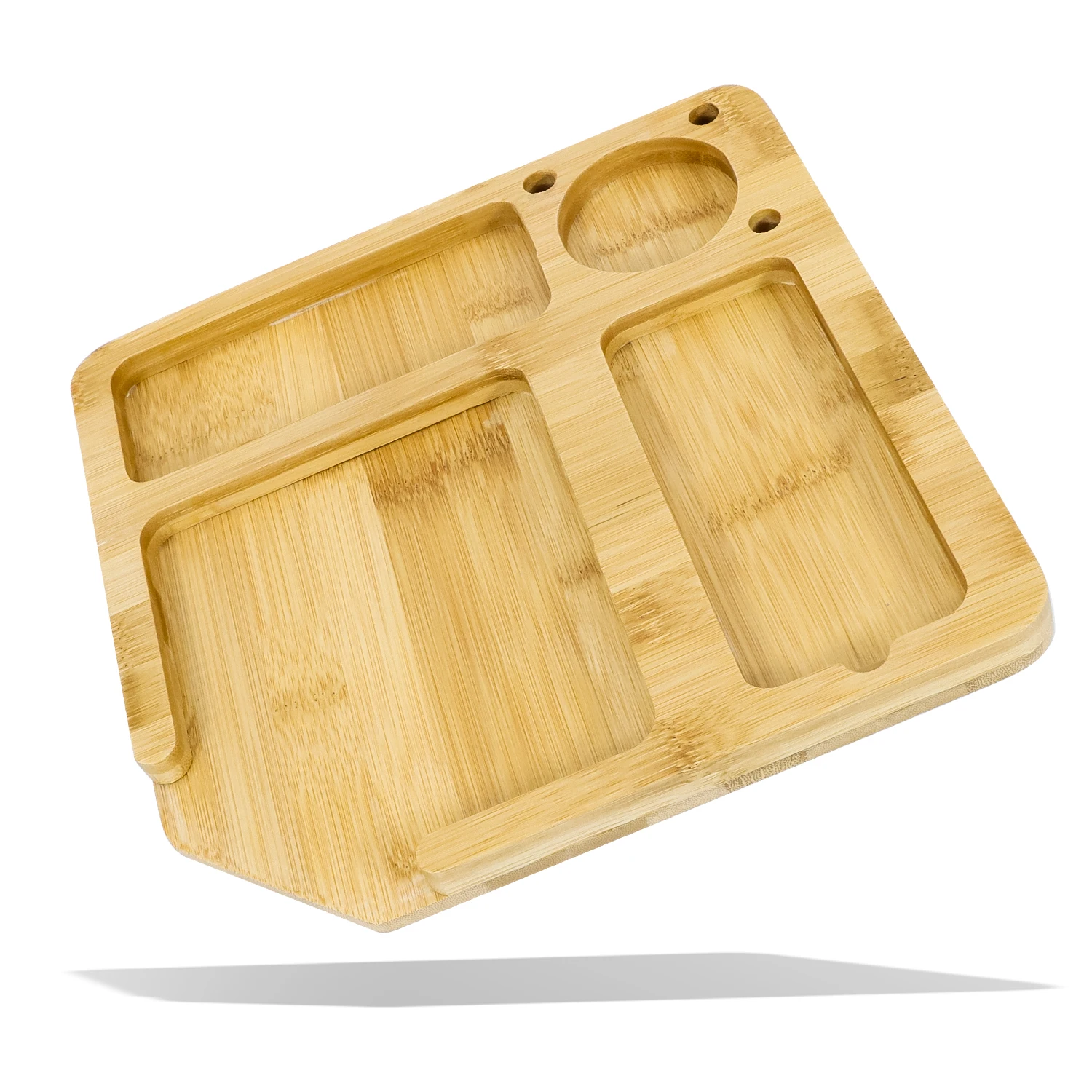HONEYPUFF Bamboo Wood Rolling Tray With Pre Rolled Cone Holder Handmade Weed Herb Tobacco Grinding Multifunctional Tray 
HONEYPUFF Bamboo Wood Rolling Tray With Pre Rolled Cone Holder Handmade Weed Herb Tobacco Grinding Multifunctional Tray
