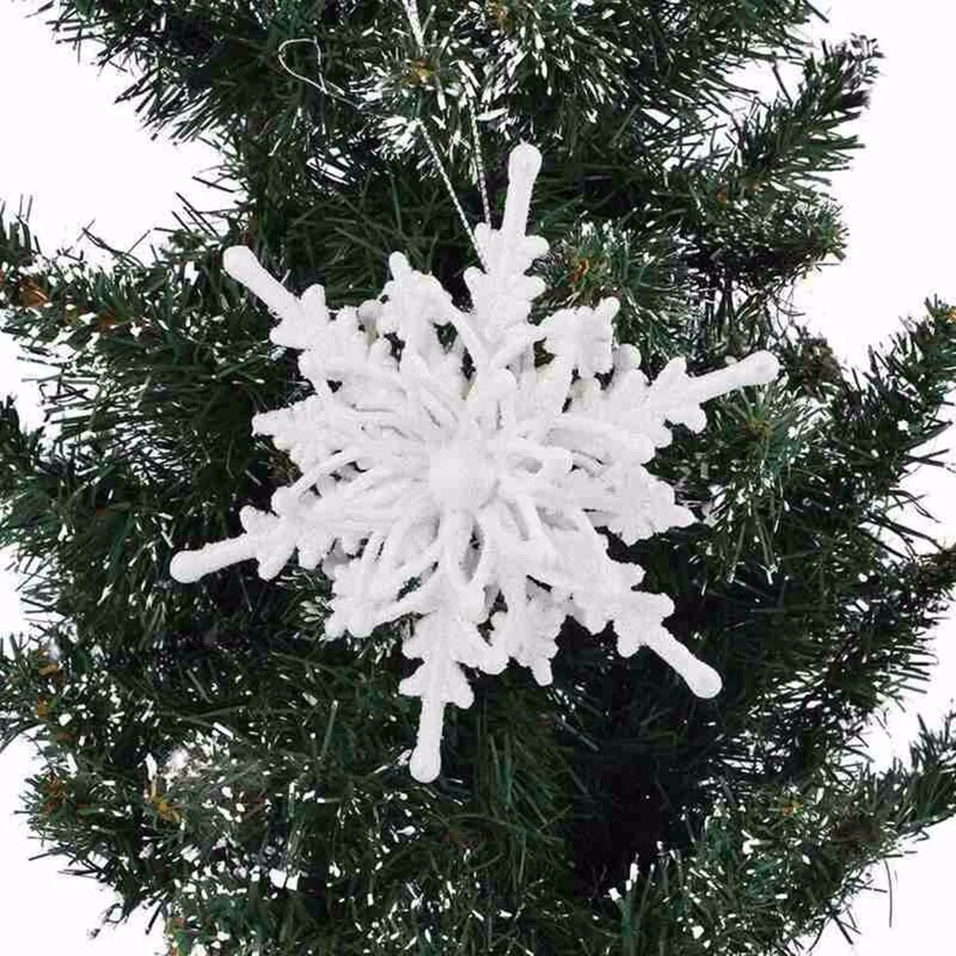 Big Christmas Ice White 3D Snowflake Decor Glitter Xmas Tree Decorations Supplies For Home Party Hanging Pendant Plastic 12cm
Big Christmas Ice White 3D Snowflake Decor Glitter Xmas Tree Decorations Supplies For Home Party Hanging Pendant Plastic 12cm