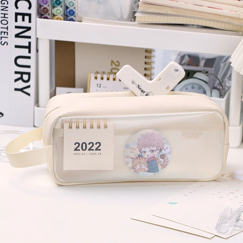 Transparent Pencil Case Smiple Style Large Capacity School Case Pen Bag Aesthetic Stationery Students Children School Supplies
Transparent Pencil Case Smiple Style Large Capacity School Case Pen Bag Aesthetic Stationery Students Children School Supplies
