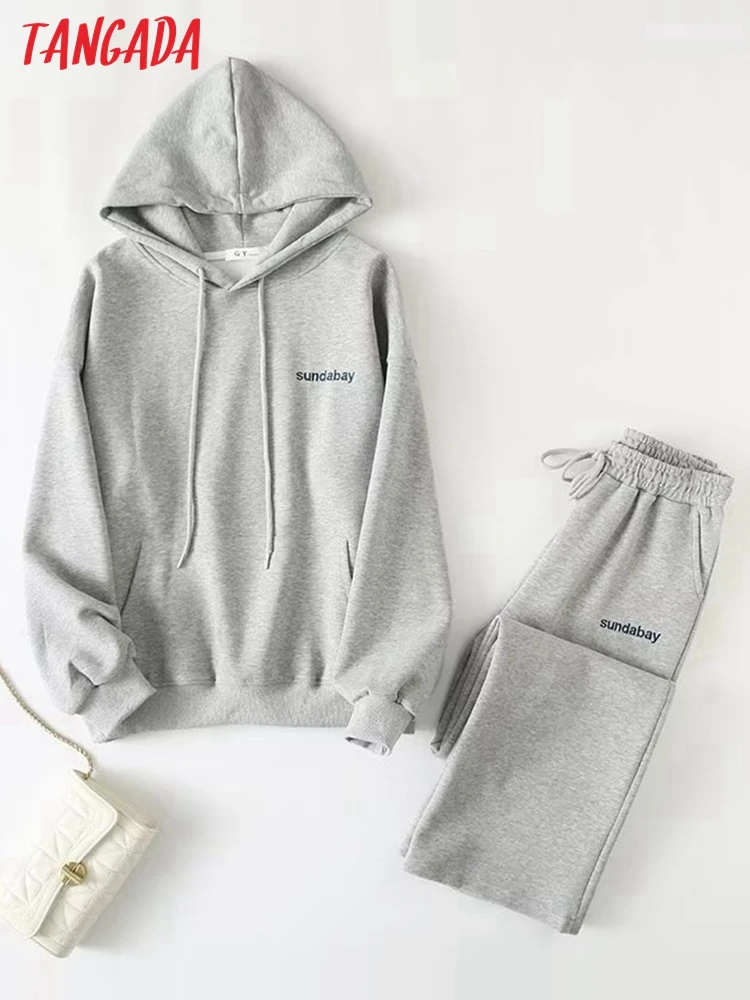 Tangada 2022 Women embroidery tracksuit thick suit 2 pieces sets hoodies sweatshirt and pants suits YU298
Tangada 2022 Women embroidery tracksuit thick suit 2 pieces sets hoodies sweatshirt and pants suits YU298