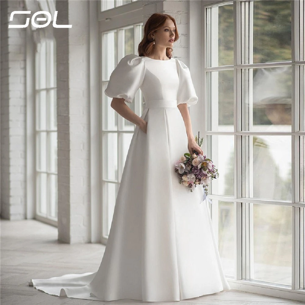 Женское атласное свадебное платье Sol, элегантное ТРАПЕЦИЕВИДНОЕ ПЛАТЬЕ с длинным шлейфом, лето 2024
Женское атласное свадебное платье Sol, элегантное ТРАПЕЦИЕВИДНОЕ ПЛАТЬЕ с длинным шлейфом, лето 2024