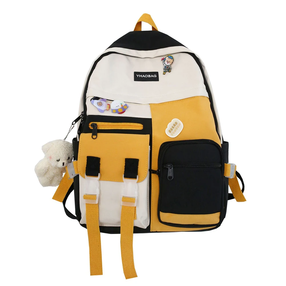 Multi Pocket Gift Fashion With Pendant Zippered Outdoor Travel For Girls Cute School Backpack Student Lightweight Large Capacity
Multi Pocket Gift Fashion With Pendant Zippered Outdoor Travel For Girls Cute School Backpack Student Lightweight Large Capacity